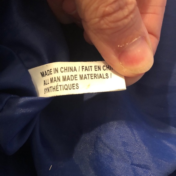 Blue and gold tote bag - Picture 5 of 8